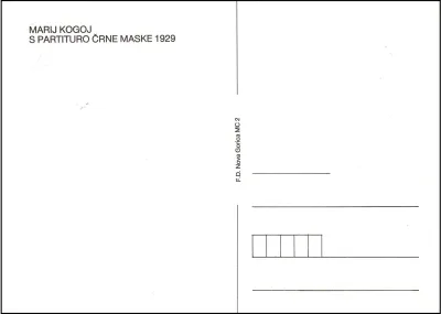 MARIJ KOGOJ 1892 -1956 PRVI DAN